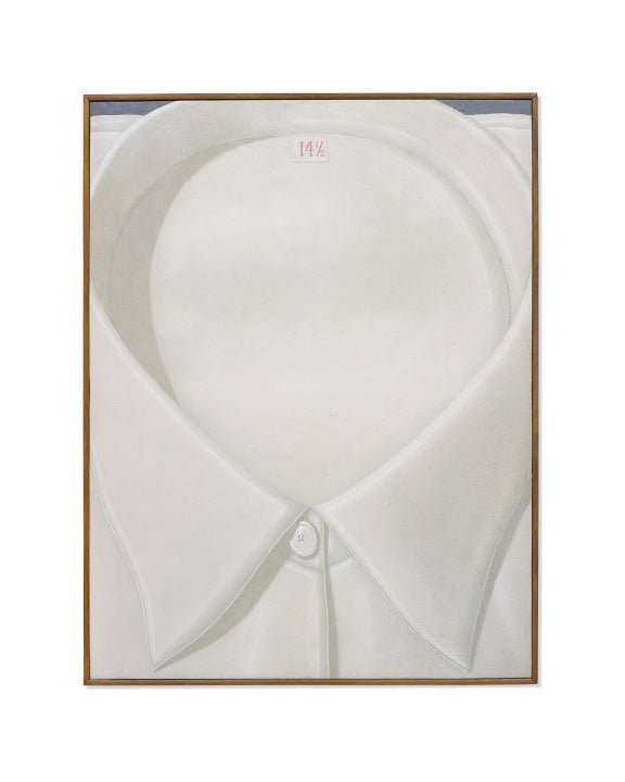 Shirt Collar Size 14 1/2 by Domenico Gnoli, 1969.