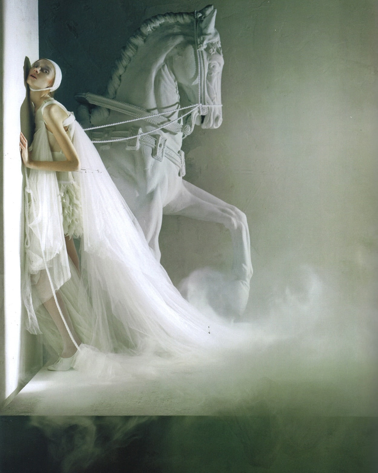 Olga Sherer photographed by Tim Walker for Vogue Italia, January 2008.