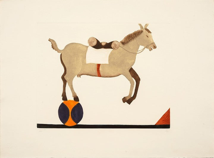 Horse on Ball, by Francisco Toledo.