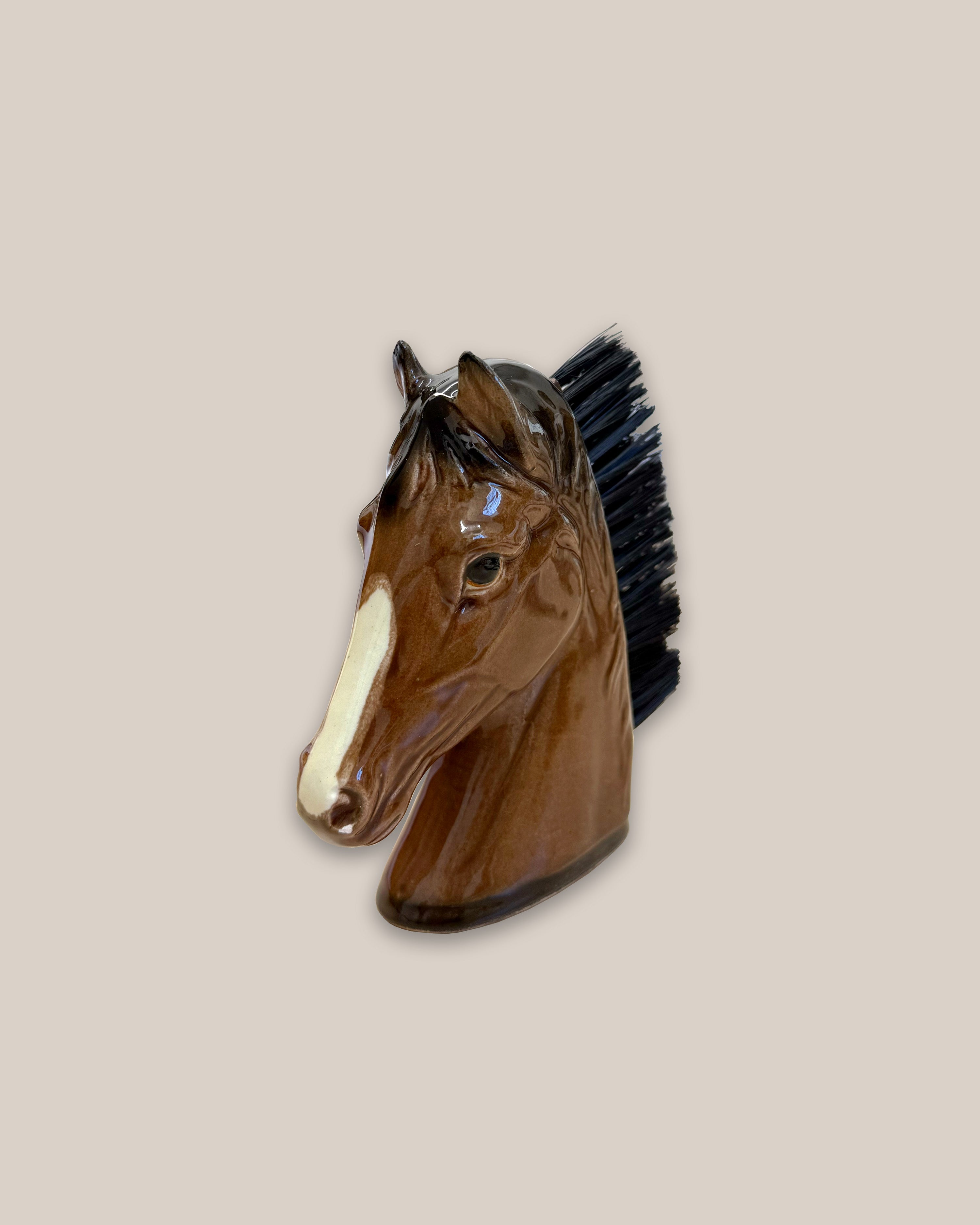 Bay Horse Head Garment Brush, 1960s (Japan)