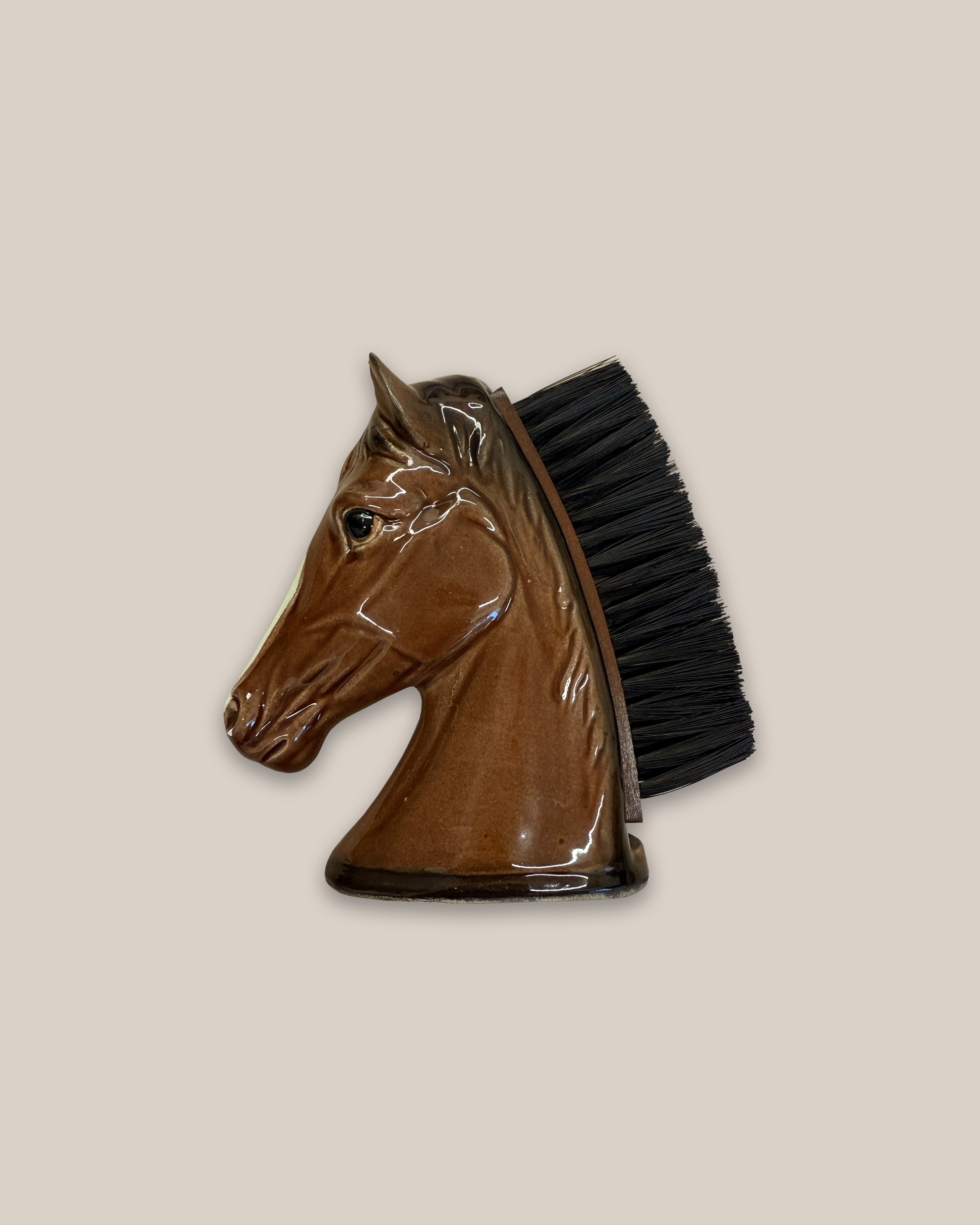 Bay Horse Head Garment Brush, 1960s (Japan)