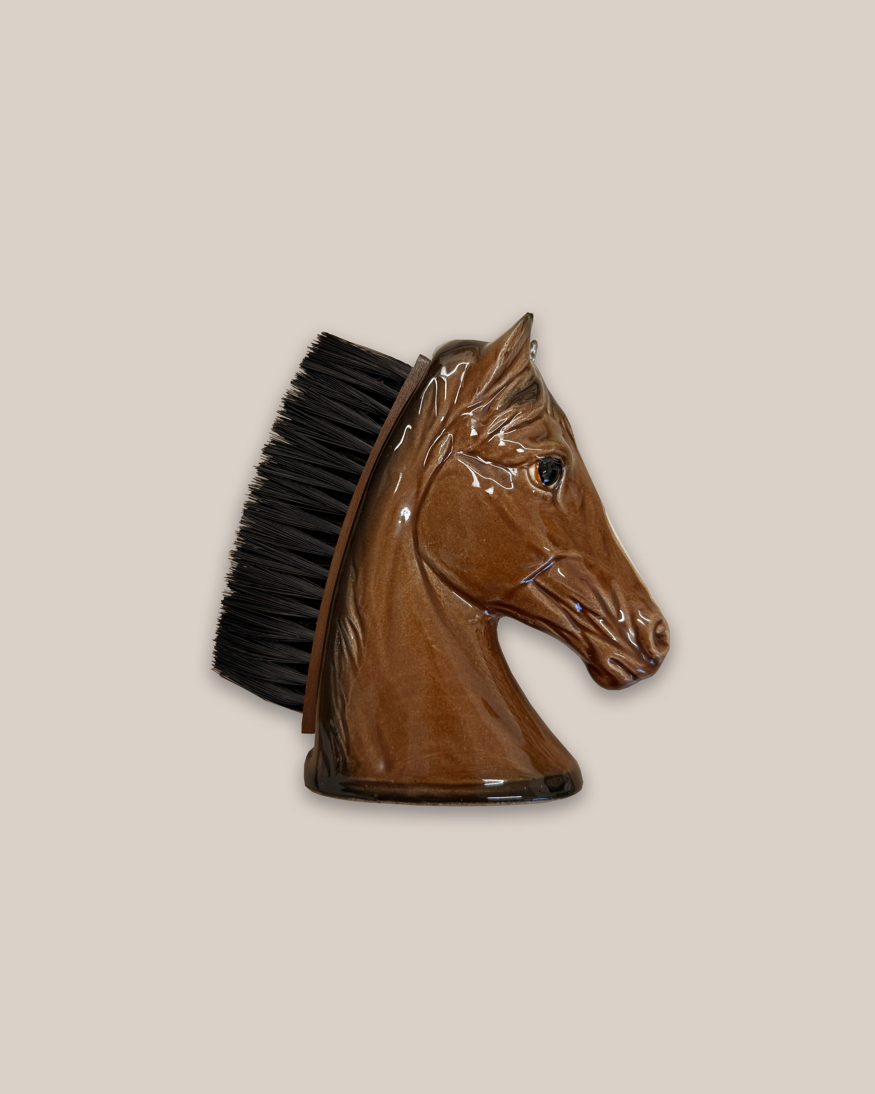 Bay Horse Head Garment Brush, 1960s (Japan)