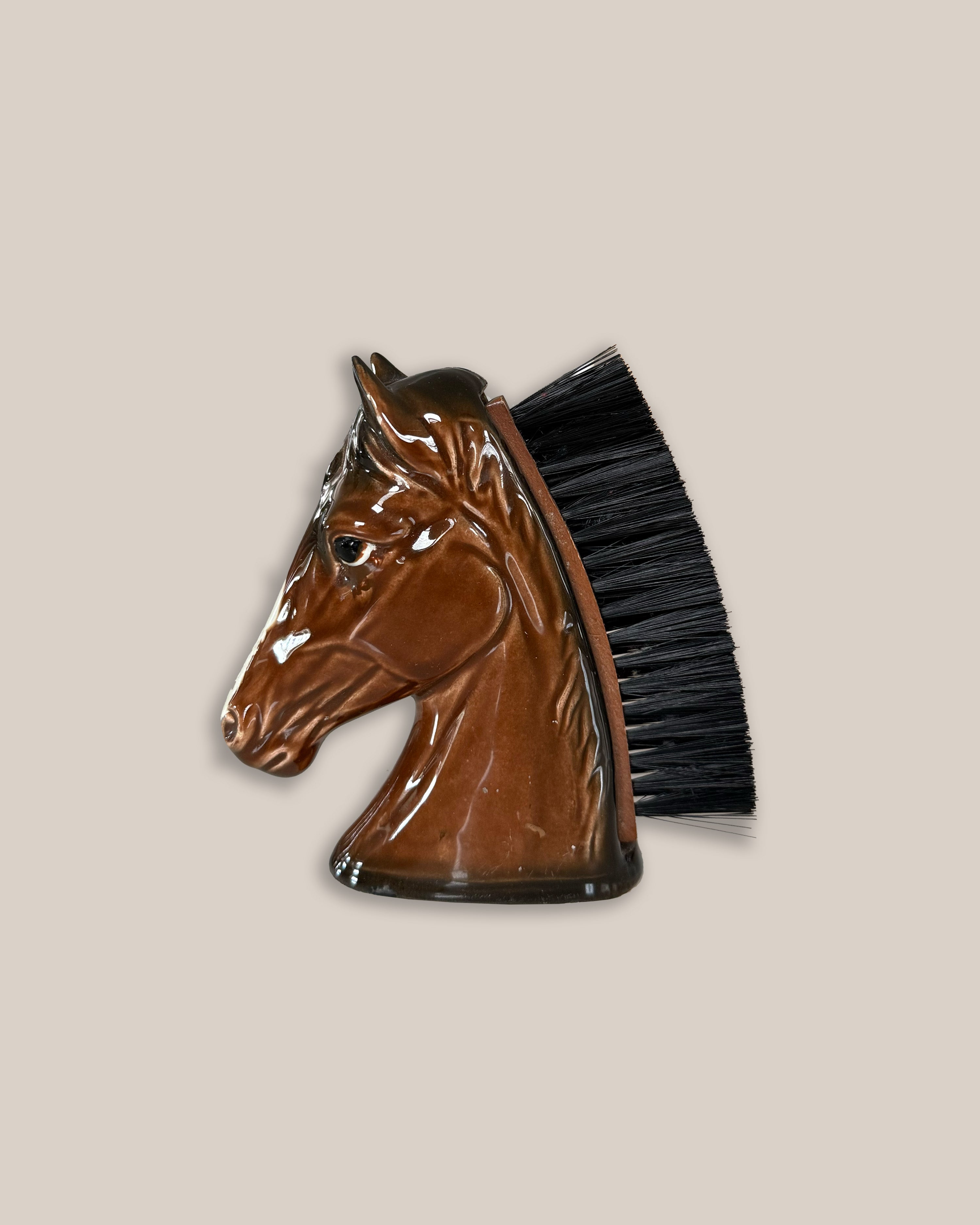 Bay Horse Head Garment Brush, 1960s (Japan)