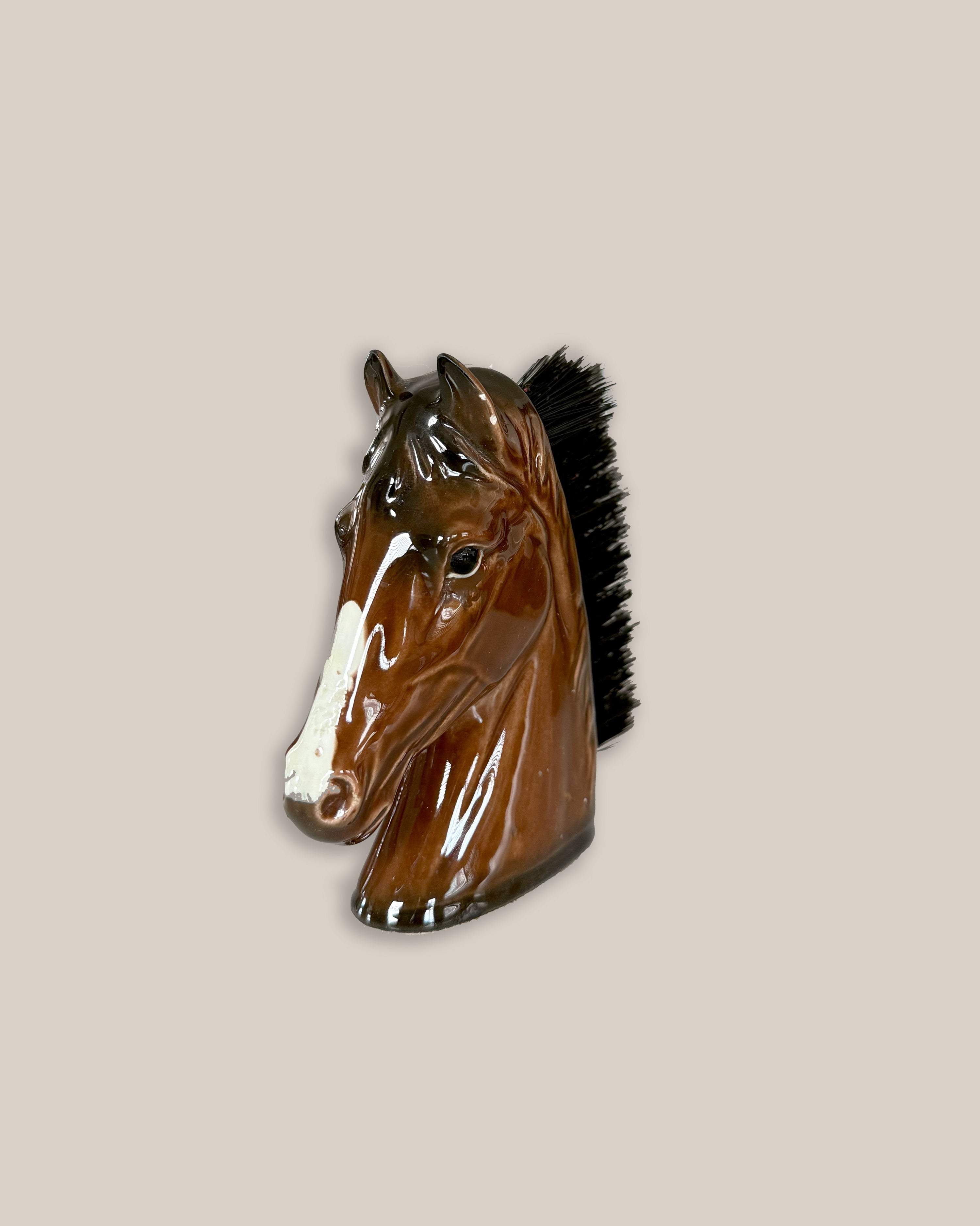 Bay Horse Head Garment Brush, 1960s (Japan)