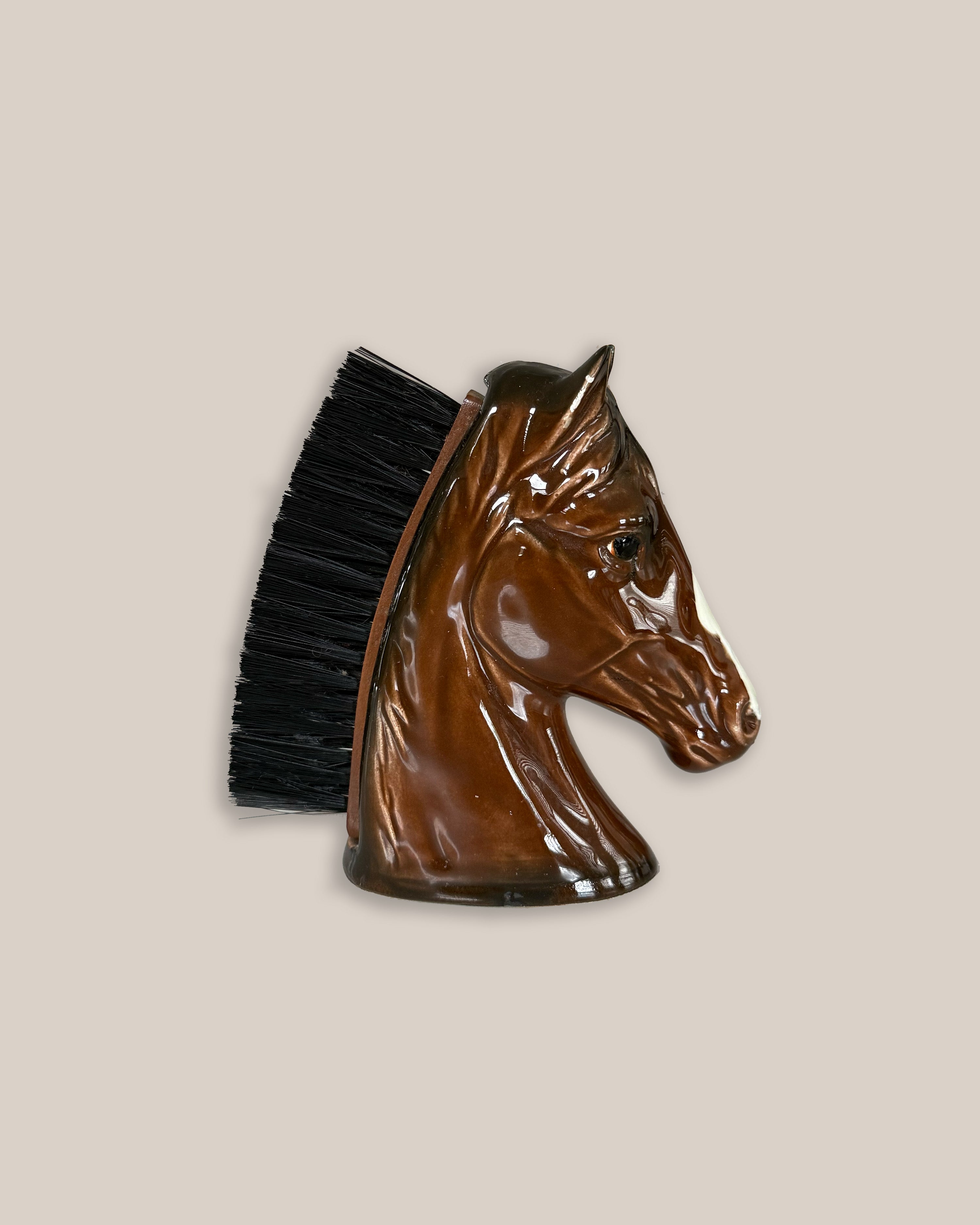 Bay Horse Head Garment Brush, 1960s (Japan)