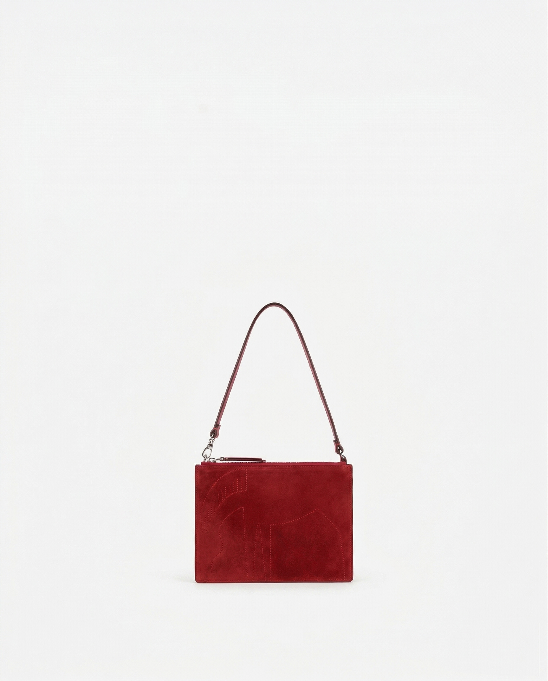 LIMITED EDITION Year of the Horse Pénélope Suede Leather Pouch