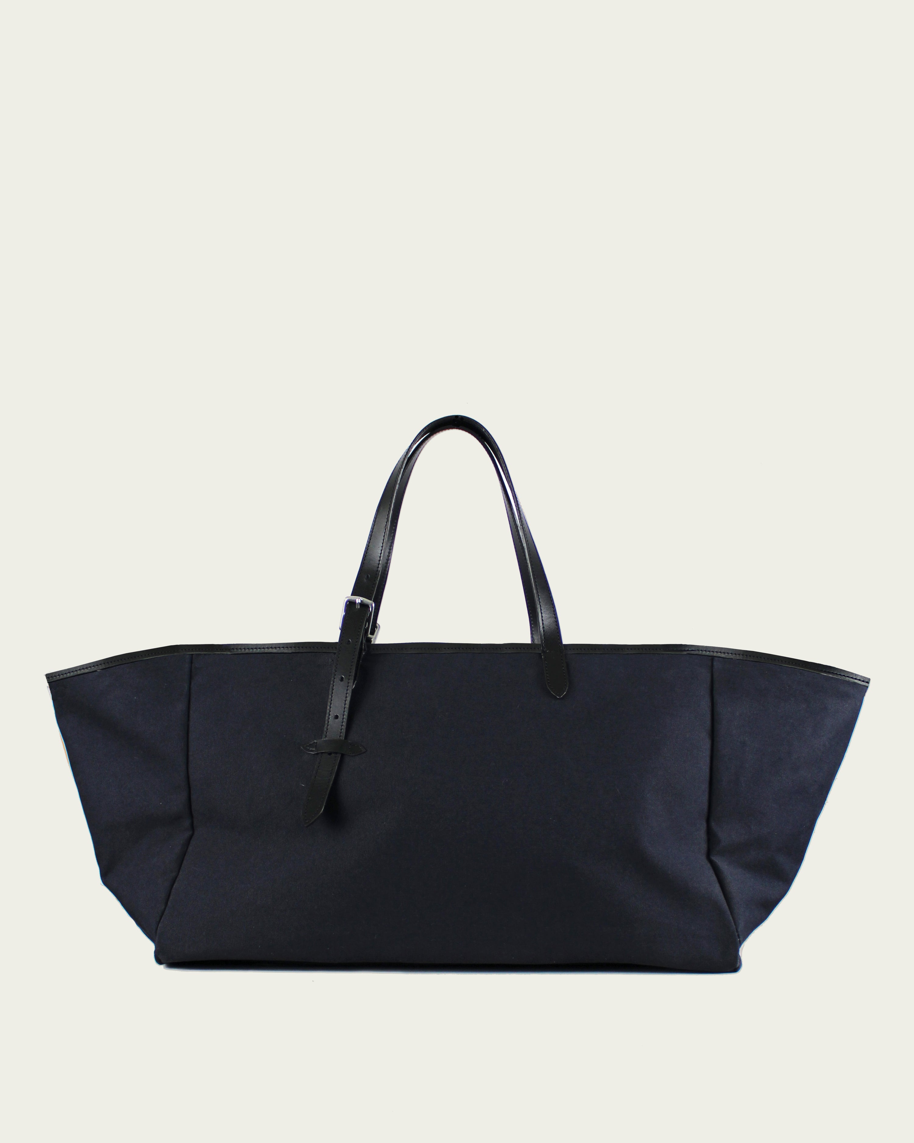 Leonora 18 Italian Canvas Carryall - Ink