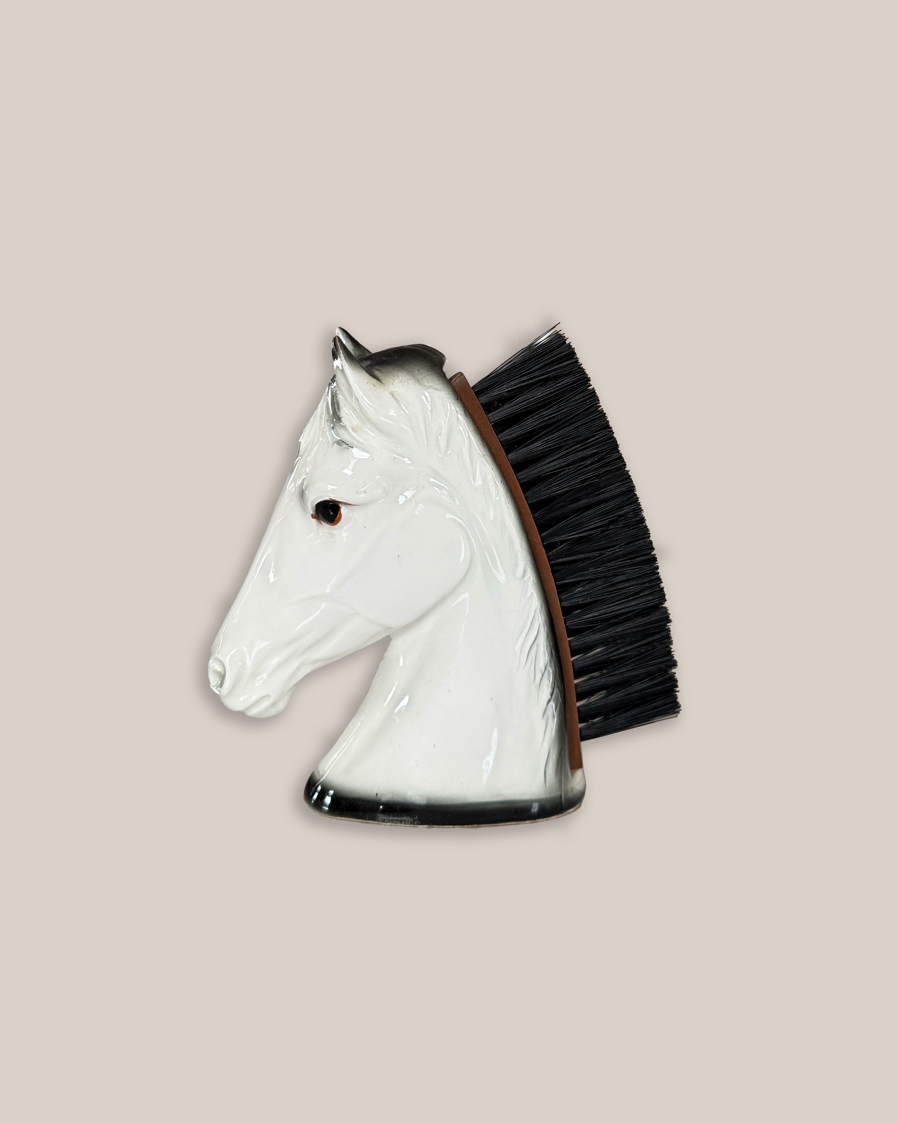 White Horse Head Garment Brush, 1960s (Japan)