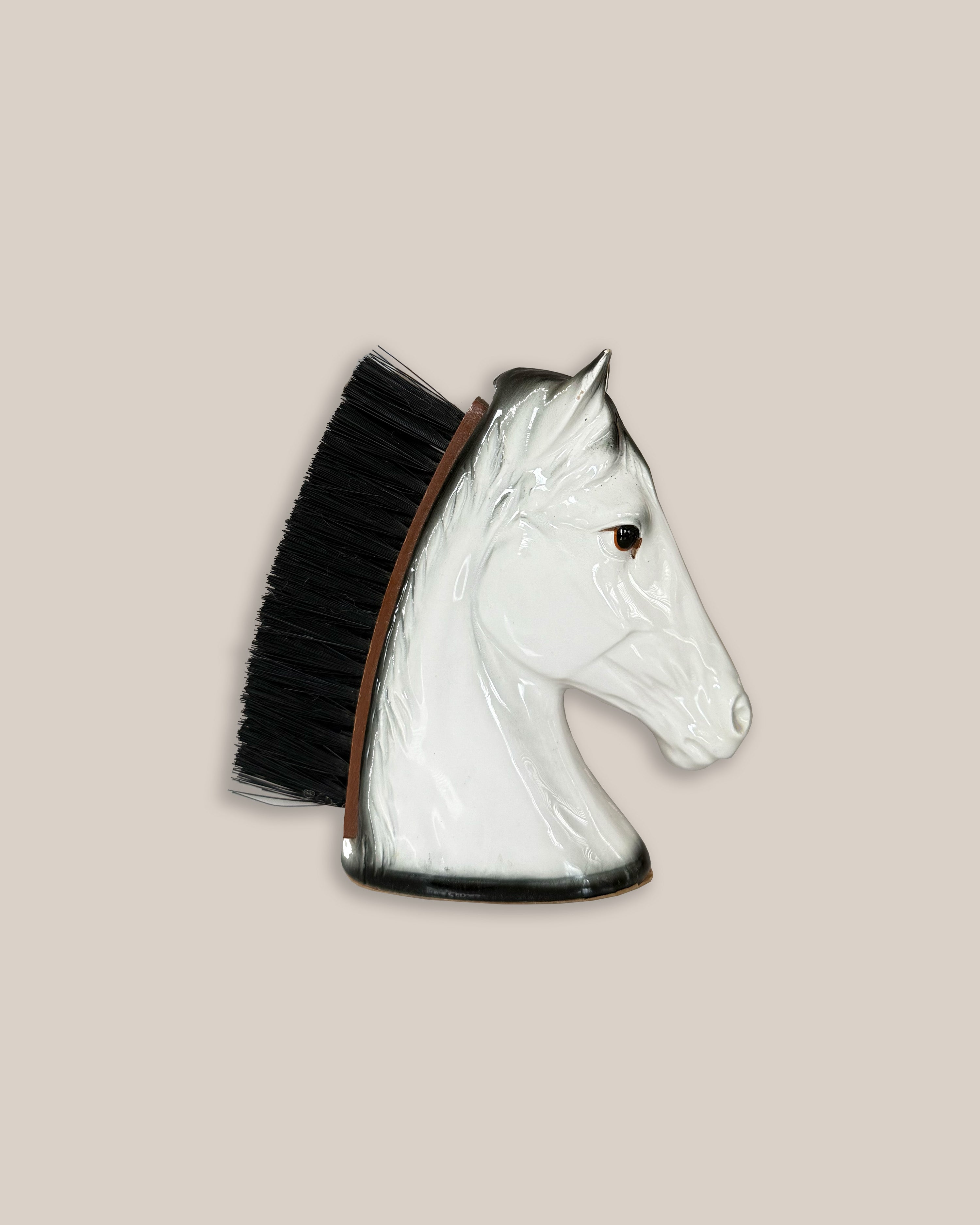 White Horse Head Garment Brush, 1960s (Japan)